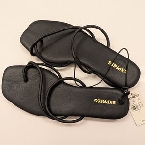 Strappy Express Black Women's Sandals Size 7